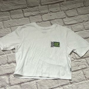 Vans off the wall crop T shirt NEW